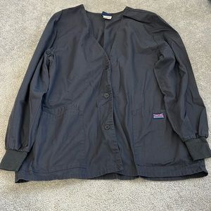Cherokee Pewter Scrub Jacket